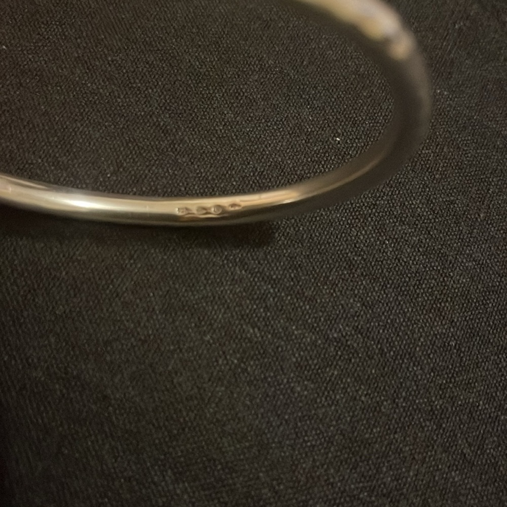 Silpada Solid Sterling Silver Hammered Bracelet - image 3